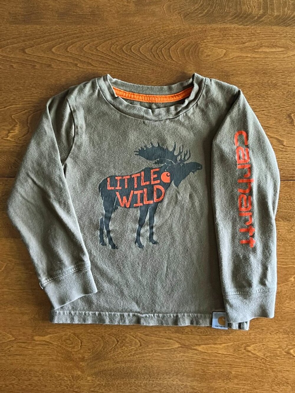 Carhartt "Little Wild" moose shirt 2T